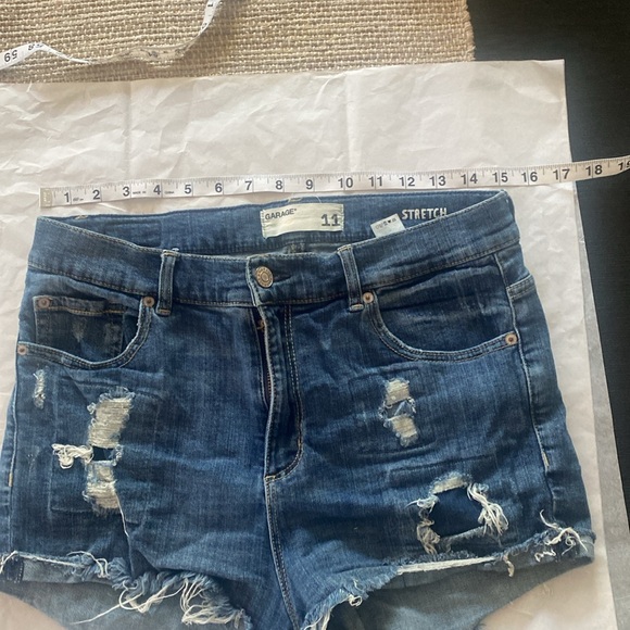 Garage stretch retro high waist shorts - Picture 5 of 7